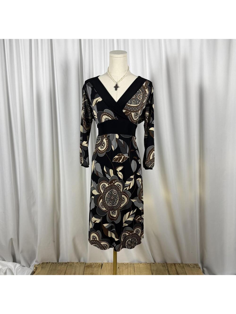 Y2k Paisley tie back midi dress